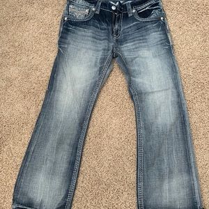 Rock revival men’s jeans